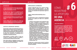 GUIA 6. Como registrar la apertura de una agencia.cdr