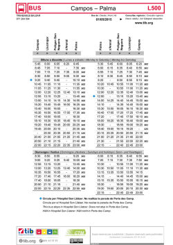 BUS Campos – Palma L500