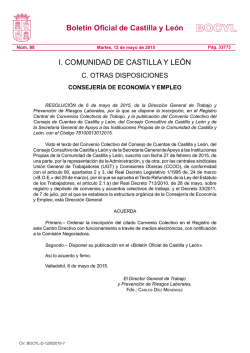 Boletín Oficial de Castilla y León