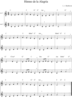 Himno de la Alegría. - vivelavidaconmusica.com