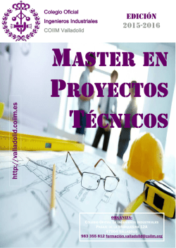 Diptico Proy 15-16 - Colegio Oficial de Ingenieros Industriales