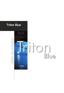 Tarifa triton blue 2015