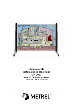 Simulador de Instalaciones eléctricas MA 2067