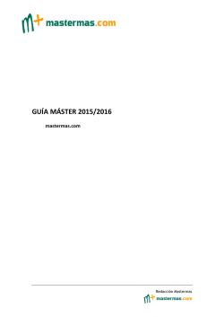 indice guía máster 2015/2016