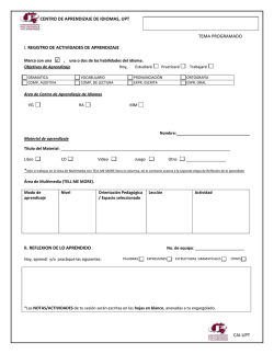 centro de aprendizaje de idiomas, upt cai