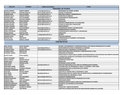 Funcionarios y contratistas