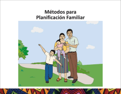Rotafolio métodos de planificación familiar