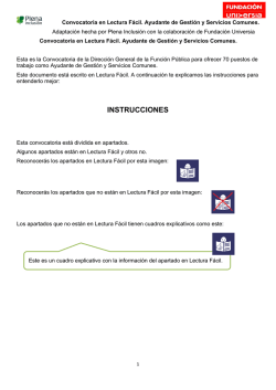 Convocatoria oposiciones de empleo público 2015