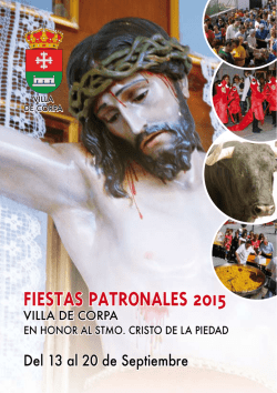 programa fiestas patronales 2015