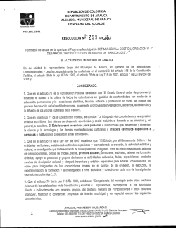 Resolución 1299 de 2015