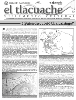 Quién descubrió Chalcatzingo? ?