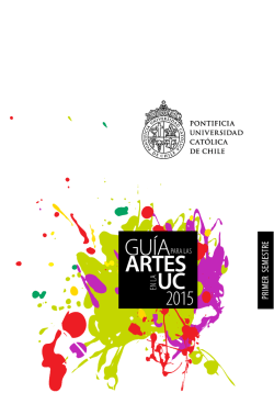 guía 2015 - Home Dirección de Artes y Cultura UC
