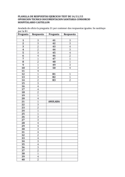 PLANILLA DE RESPUESTAS EJERCICIO TEST DE 14/11/15