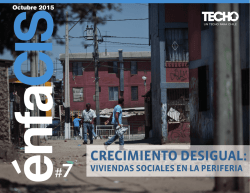 Crecimiento Desigual: viviendas sociales en la periferia