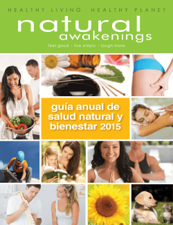 gu&iacute;a anual de salud natural y bienestar 2015