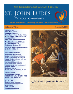 Merry Christmas! - St. John Eudes Church