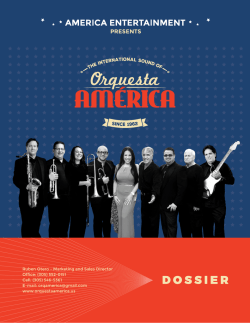 Descargar Dossier - Orquesta America