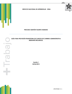 01. GUIA PARA PROVISION TRANSITORIA DE