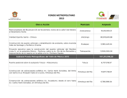 FONDO METROPOLITANO 2013