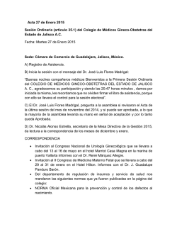 Acta 27 de Enero 2015 Sesión Ordinaria (artículo 35.1