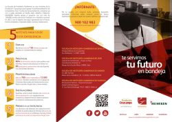 Descárgate el folleto del curso - Escuela de Hostelería Gambrinus