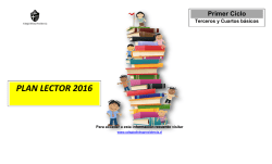 PLAN LECTOR 2016 - Colegio Divina Providencia