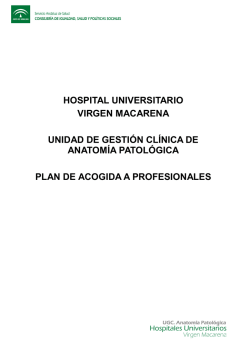 Guía de Acogida al Profesional - Hospital Universitario Virgen