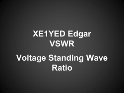 XE1YED Edgar VSWR