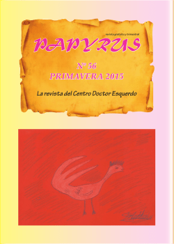 Papyrus 56 primavera 2015