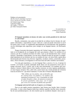 Diccionario etimológico
