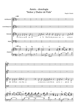 Amen doxología - Final JAIME - Partitura completa