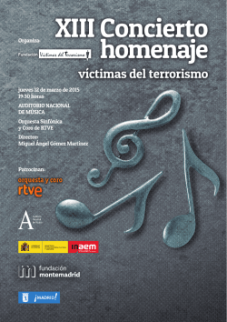 Descargar programa - Auditorio Nacional de Música