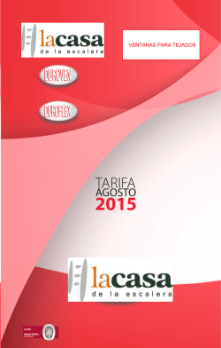 Ventanas para tejados - La Casa de la Escalera