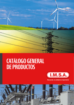 CATÁLOGO GENERAL DE PRODUCTOS