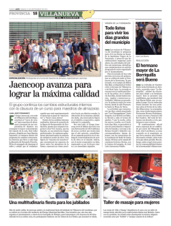 Jaencoop avanza para lograr la máxima calidad