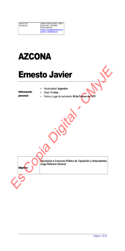 Dr. AZCONA, Ernesto Javier