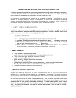 lineamientos estudio de impacto vial PDF