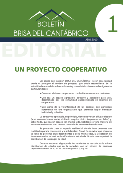 Boletín “1″ – Abril 2015