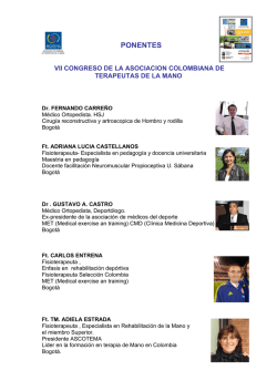 PONENTES VII Congreso ASCOTEMA