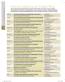 Eventos Médicos en Puerto Rico
