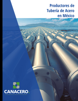 Productores de Tubería de Acero en México