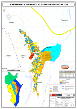 EXPEDIENTE URBANO: ALTURA DE EDIFICACION