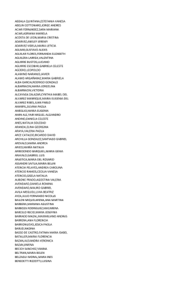 ABDALA QUINTANA,ESTEFANIA VANESA ABELIN COTTONARO