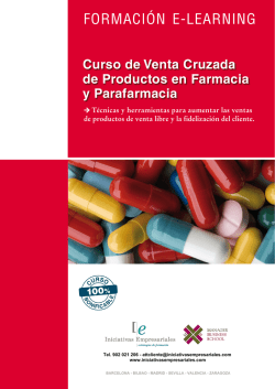 Venta Cruzada de Productos en Farmacia y Parafarmacia