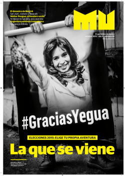 ELECCIONES 2015: ELIGE TU PROPIA AVENTURA