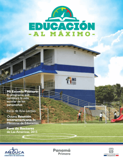 Revista de Educación Al Máximo Vol. 1