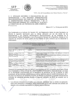 "2015, Año del Generalísimo José María t