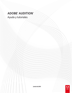 ADOBE® AUDITION®