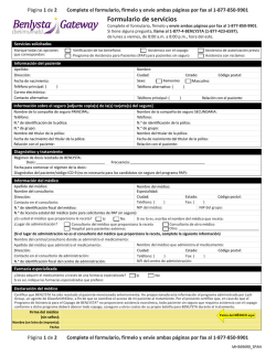 BENLYSTA® (belimumab) Gateway Services Form