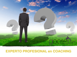 Experto Profesional en Coaching